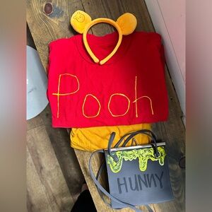 Winnie the Pooh maternity costume - homemade!